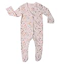 Newborn Baby Front Open Long Sleeve 100% Cotton Unisex Sleep Suit/Romper