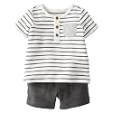 little planet by carter's Unisex Baby 2-piece Shorts Set Made With Organic Cotton
