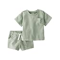 little planet by carter's Unisex Baby 2-piece Shorts Set Made With Organic Cotton
