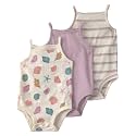 little planet by carter's Unisex Baby 3-pack Short Sleeve Bodysuits Made With Organic Cotton