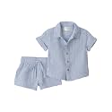 little planet by carter's Unisex Baby 2-piece Shorts Set Made With Organic Cotton