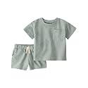 little planet by carter's Unisex Baby 2-piece Shorts Set Made With Organic Cotton