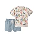 little planet by carter's Unisex Baby 2-piece Shorts Set Made With Organic Cotton