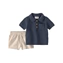 little planet by carter's Unisex Baby 2-piece Shorts Set Made With Organic Cotton