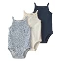 little planet by carter's Unisex Baby 3-pack Short Sleeve Bodysuits Made With Organic Cotton
