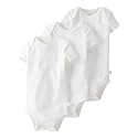 little planet by carter's Unisex Baby 3-pack Short Sleeve Bodysuits Made With Organic Cotton
