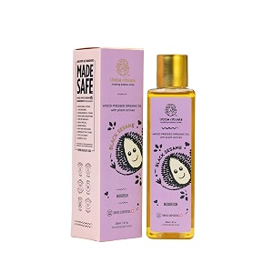 little rituals black sesame - baby massage oil certified organic wood cold-pressed for skin and hair with swiss plant actives - 200 ml dermatologist tested by pediatrics mild amp gentle amp safe