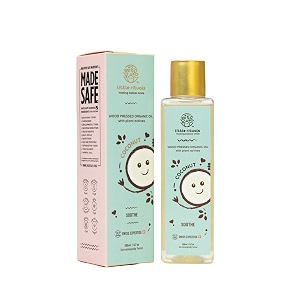 little rituals coconut baby massage oil for new born - certified organic wood cold-pressed baby oil for body skin amp hair prevents diaper rash pediatrician approved mild gentle amp safe - 100 ml