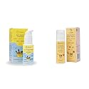 Little Rituals Rayshield Sunscreen for Baby and Kids, SPF 50 PA++++ UVA/UVB/IR DIGITAL Bluelight Protection - 50 g and Post-Biotic Face Cream Moisturiser with Golden Millets, Jojoba, Calendula - 30 g
