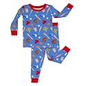 Little Sleepies Two-Piece Pajama Set, Viscose from Bamboo, Toddler Kids PJs