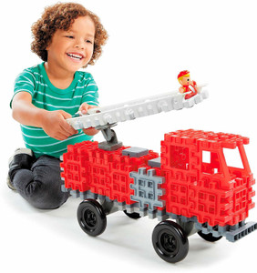 little tikes waffle blocks vehicle- fire truck