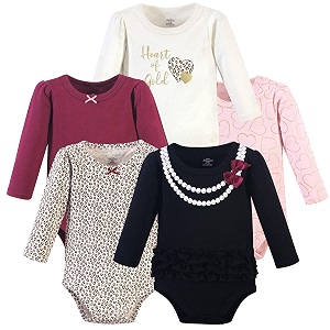 little treasure baby cotton bodysuits