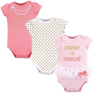 little treasure baby cotton bodysuits