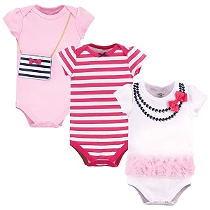 little treasure baby cotton bodysuits