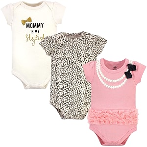 little treasure baby cotton bodysuits
