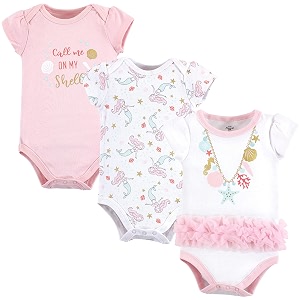 little treasure baby cotton bodysuits