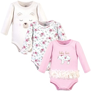 little treasure baby cotton bodysuits