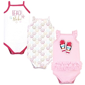 little treasure baby cotton bodysuits