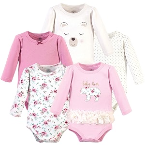 little treasure baby cotton bodysuits