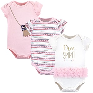 little treasure baby cotton bodysuits