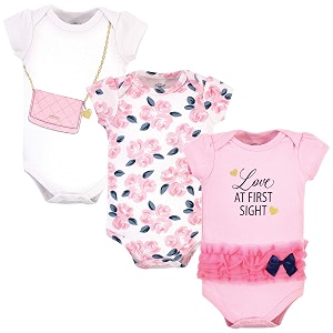 little treasure baby cotton bodysuits