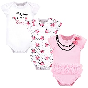 little treasure baby cotton bodysuits