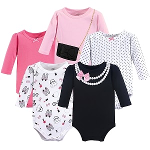 little treasure baby cotton bodysuits