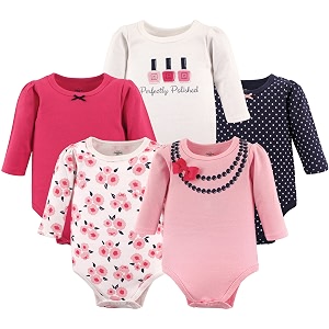little treasure baby cotton bodysuits