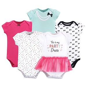 little treasure baby cotton bodysuits