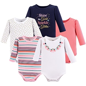 little treasure baby cotton bodysuits