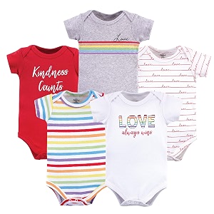 little treasure baby cotton bodysuits