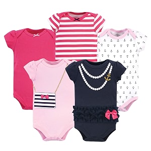 little treasure baby cotton bodysuits