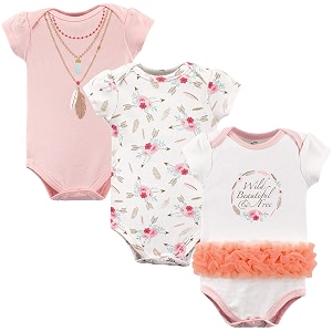 little treasure baby cotton bodysuits