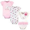 Little Treasure Baby Cotton Bodysuits