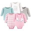 Little Treasure Baby Cotton Bodysuits