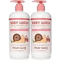 Little Twig 2-in-1 Baby Wash, Hypoallergenic Body Wash with Organic Ingredients, Baby Bath Essentials, Berry Pomegranate, 17 fl. oz. (Pack of 2)