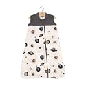 Little Unicorn 18-24 Month Quilted Sleep Sack 2.6 TOG | Soft &amp; Breathable Muslin Cotton for safer sleep | 2 way zipper (Planetary)