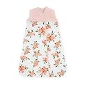 Little Unicorn 6-12 Month Quilted Sleep Sack 2.6 TOG | Soft &amp; Breathable Muslin Cotton for safer sleep | 2 way zipper (Watercolor Roses)