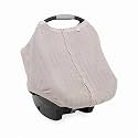 Little Unicorn Baby Car Seat Canopy | Soft &amp; Breathable Muslin Fabric | Magnetic Closure Cover &amp; Universal Fit | for Protection &amp; Privacy | Nursing Cover (Porpoise)