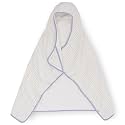 Little Unicorn Hooded Bath Towel | Absorbent Cotton &amp; Terry Blend | Larger Size for Baby &amp; Toddlers, 1-6 Years (Unicorn Stripe)