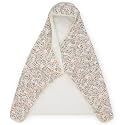 Little Unicorn Hooded Bath Towel | Absorbent Cotton &amp; Terry Blend | Larger Size for Baby &amp; Toddlers, 1-6 Years (Pressed Petals)