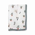 Little Unicorn Newborn Receiving Quilt | Ultra- Soft, Multi-Layered Muslin Fabric | Gift for Newborns &amp; on-The-go (Prickle Pots)