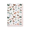 Little Unicorn Newborn Receiving Quilt | Ultra- Soft, Multi-Layered Muslin Fabric | Gift for Newborns &amp; on-The-go (Butterflies)