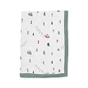 Little Unicorn Newborn Receiving Quilt | Ultra- Soft, Multi-Layered Muslin Fabric | Gift for Newborns &amp; on-The-go (Powder Party)