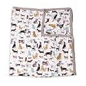 Little Unicorn Premium Quilted Throw | Super Soft, Multi-Layered Muslin XL Blanket| Great for Kids &amp; Families (Woof)
