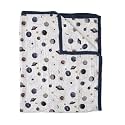 Little Unicorn Premium Quilted Throw | Super Soft, Multi-Layered Muslin XL Blanket| Great for Kids &amp; Families (Planetary)