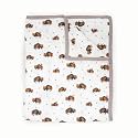 Little Unicorn Premium Quilted Throw | Super Soft, Multi-Layered Muslin XL Blanket| Great for Kids &amp; Families (Bison)