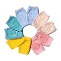 Little World Baby Knee Pads for Crawling - 5 Pack Anti Slip Unisex Baby Knee Protectors - Toddler Knee Pads for Baby