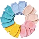 Little World Baby Knee Pads for Crawling - 5 Pack Anti Slip Unisex Baby Knee Protectors - Toddler Knee Pads for Baby