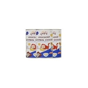 littlefingers organic cookies with no refined sugar and preservatives for kids - 150 gram  suitable for 1 years  chocolate chip pack of 3